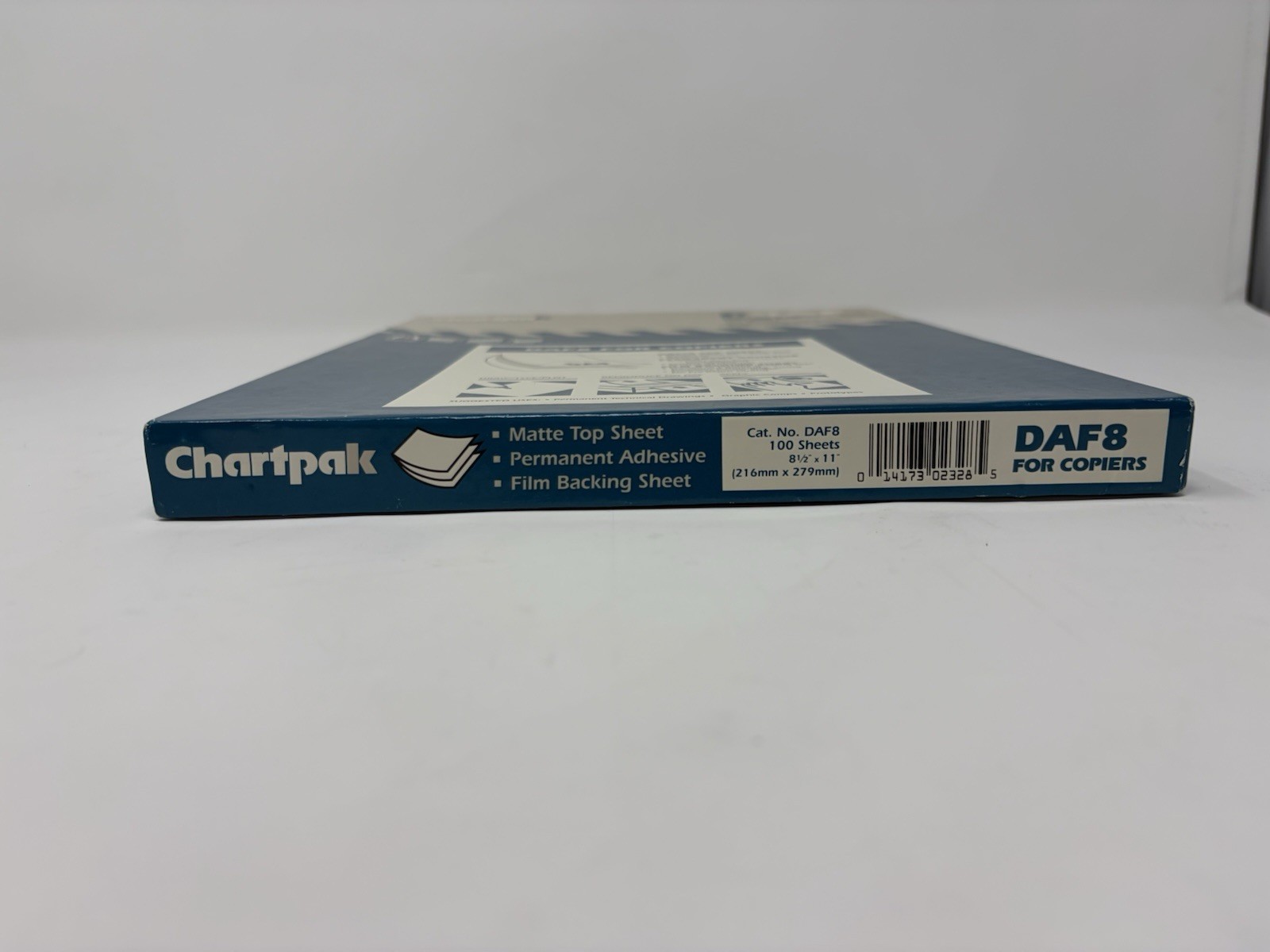 Chartpak CHADAF8 Drafting Film- Film Backing- Permanent- 8-.50in.x11in.- **42**