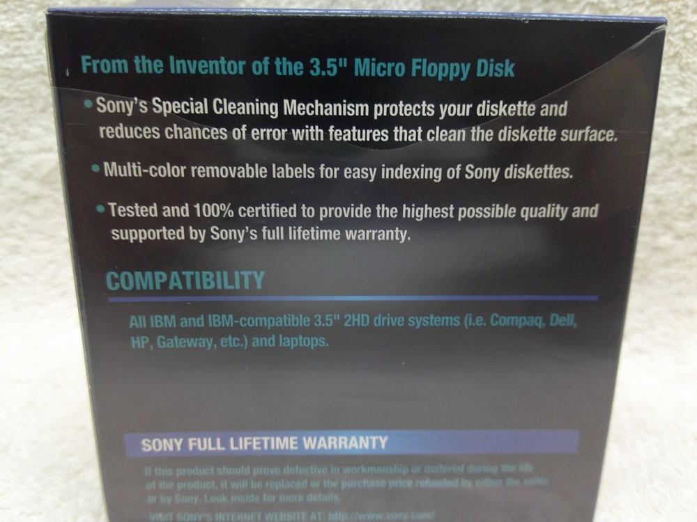 Sony Micro Floppy Disk Set of 10