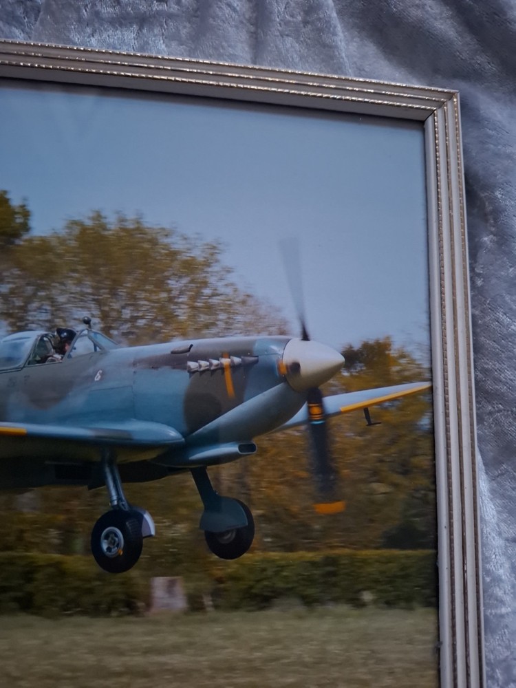 Framed Spitfire Photograph