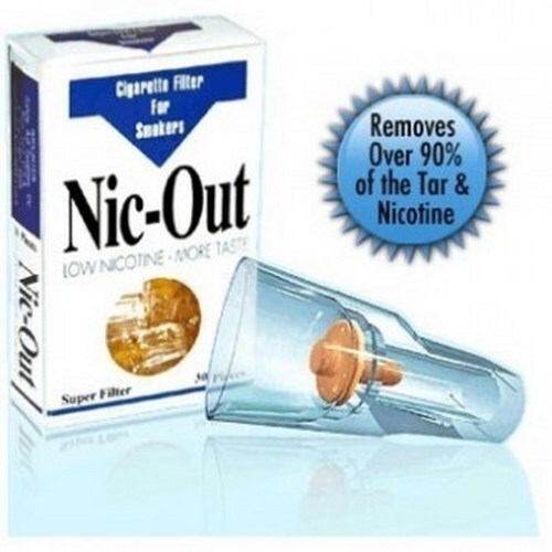 4 Packs NIC OUT Cigarette Filters 120 Tips Filter Out Tar & Nicotine Helps Quit