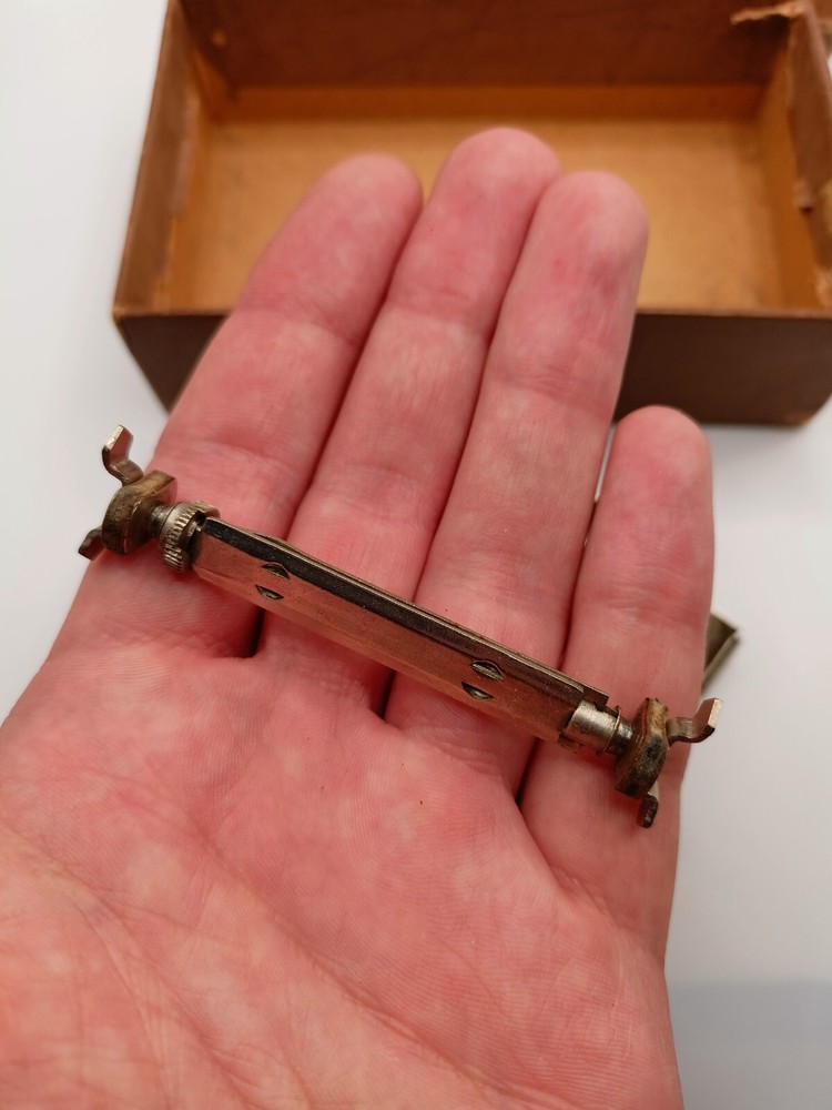 Vintage Soviet Russian Barber Razor Blade Sharpener Machine Tool Box