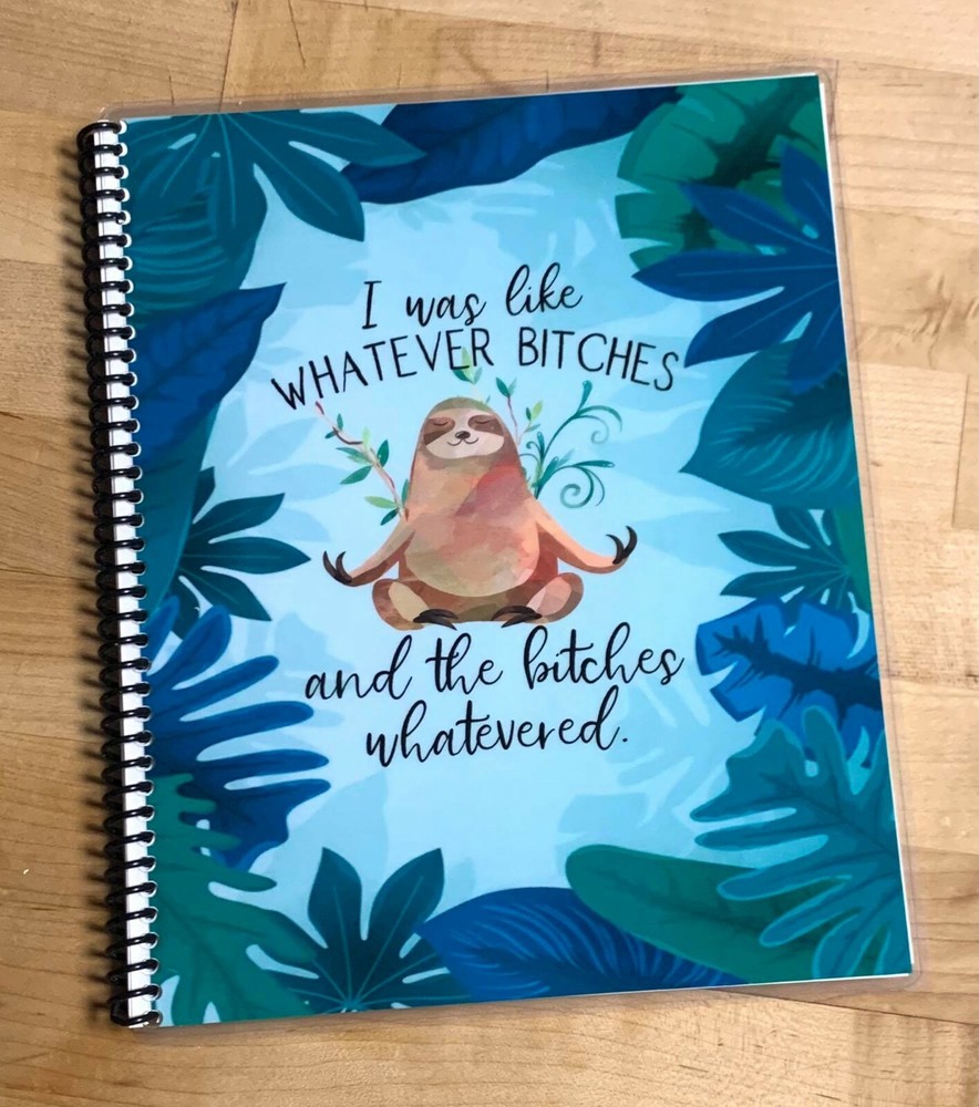 Sketch Book Journal - Sloth 'Whatever'~