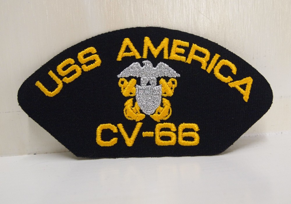 USS AMERICA CV-66 WITH EAGLE PATCH