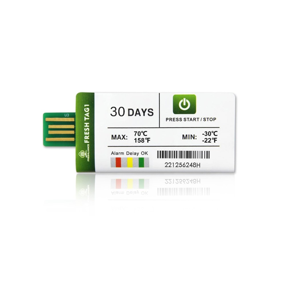 Freshliance 50pack Temperature Data Logger USB Disposable Temperature Recorde...