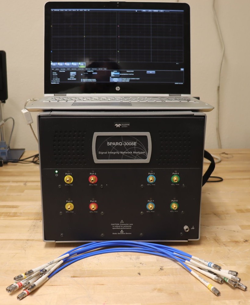 Lecroy SPARQ-3008E Signal Integrity Network Analyzer 8-Port 30GHz w/Comp, Cables