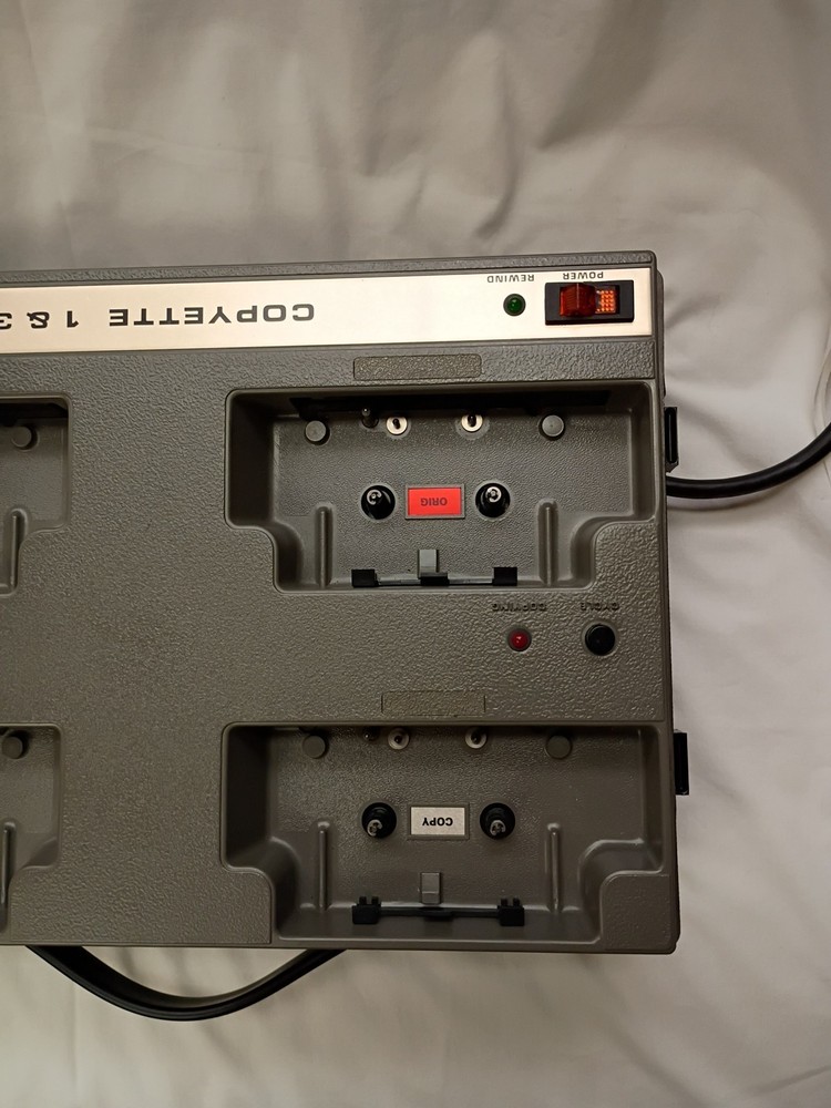 Telex Copyette 1 & 3 Audio Cassette Copier Duplicator
