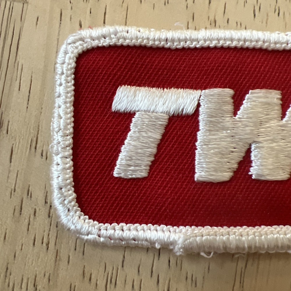 TWA Trans World Airlines Logo Cloth Patch