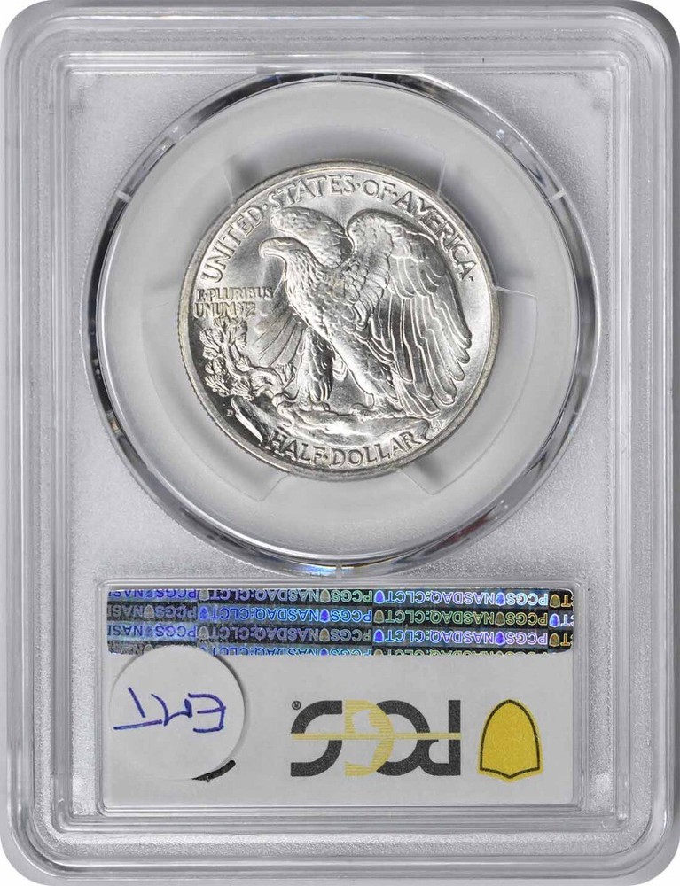 1939-D Walking Liberty Silver Half Dollar MS65 PCGS
