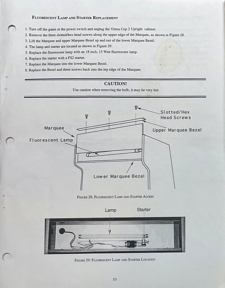 VIRTUA COP 2 UPRIGHT SERVICE MANUAL