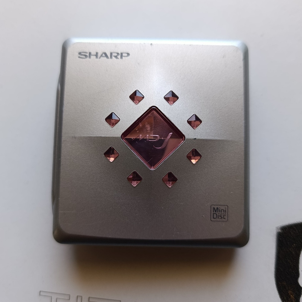 Sharp MD-ST700-P Minidisc Player - Tested Working Only Player No Battery