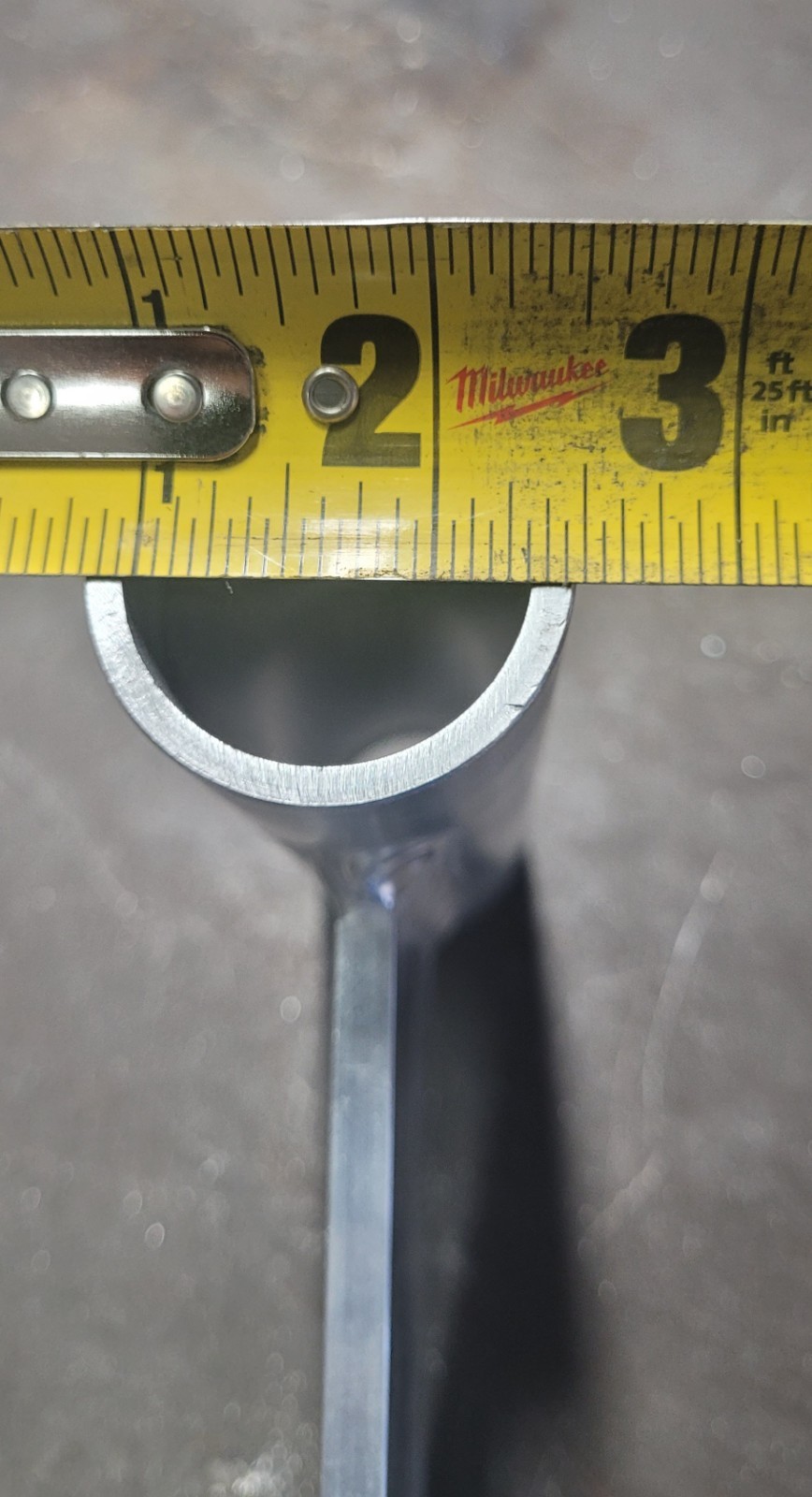 1 1/4" Inside Diameter Shallow Water Anchor ANGLED Transom / Stern Mount.