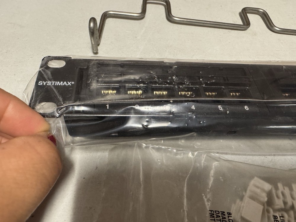 CommScope SYSTIMAX 1100-U-PS-24 24-Port Patch Panel Cat5e/Cat6 Open Box