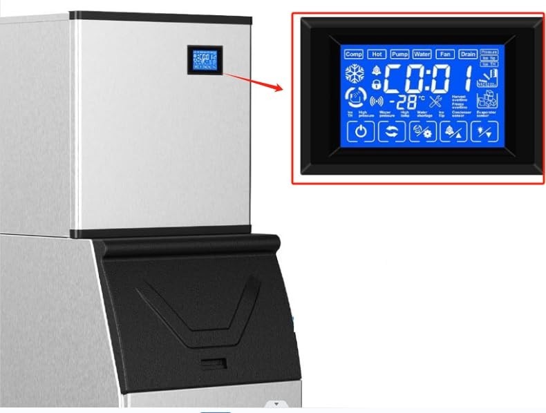 Ice Maker Machine OEM LCD Touch Screen Display, for Repair Replacement Your Comm