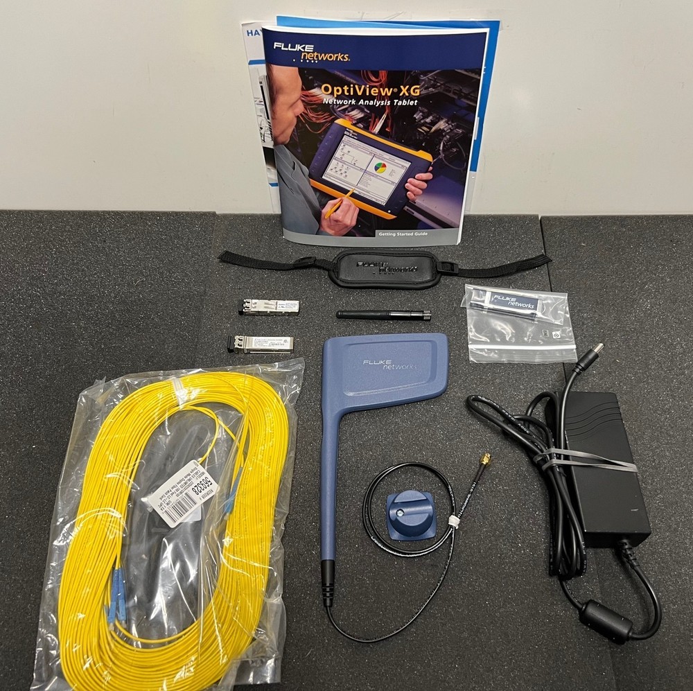 FLUKE NETWORKS OPVXG-10G OPTIVIEW XG NETWORK ANALYZER TABLET, NICE KIT!!!