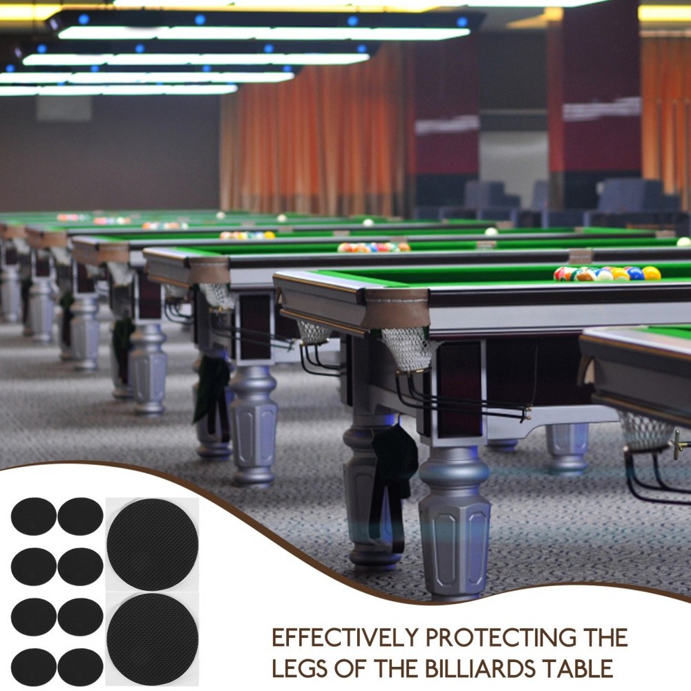 10pcs Adjustable Table Foot Lifting Mat Billiards Table Leg Elevating Cushion
