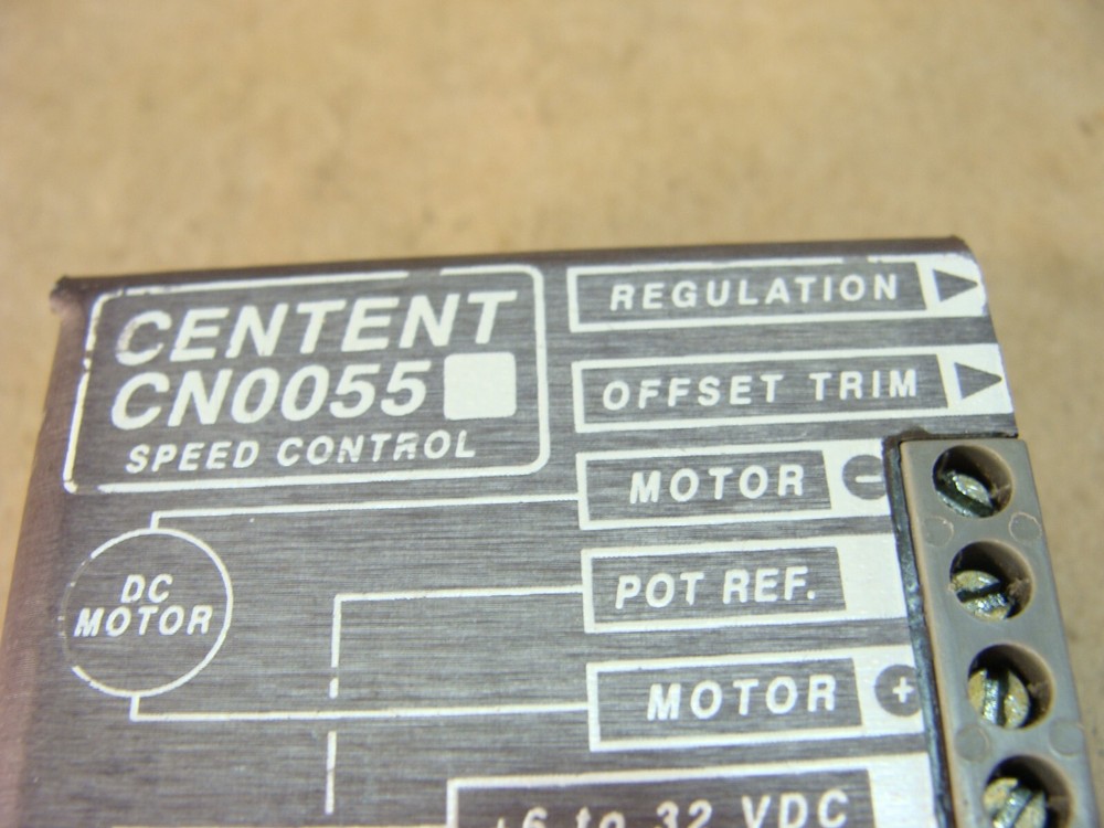 CENTENT CN0055 speed control