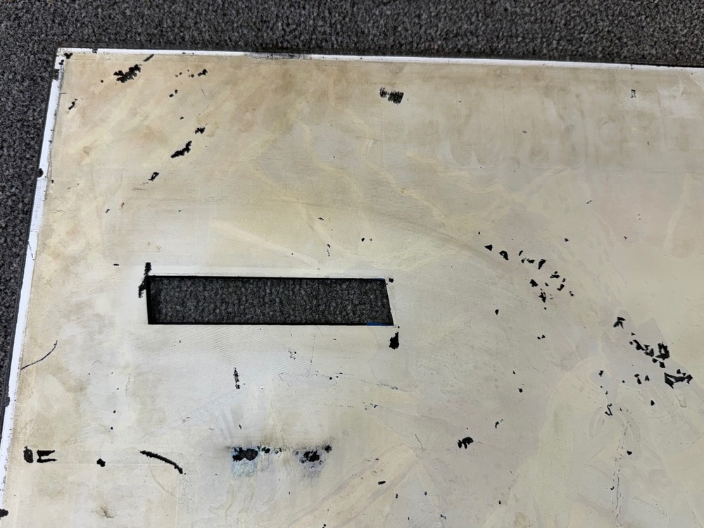 Williams Blackout Pinball Machine Game Backglass ORIGINAL