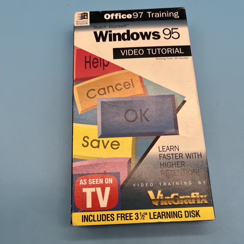 Vhs Office 97 Training Windows 95 Video Tutorial