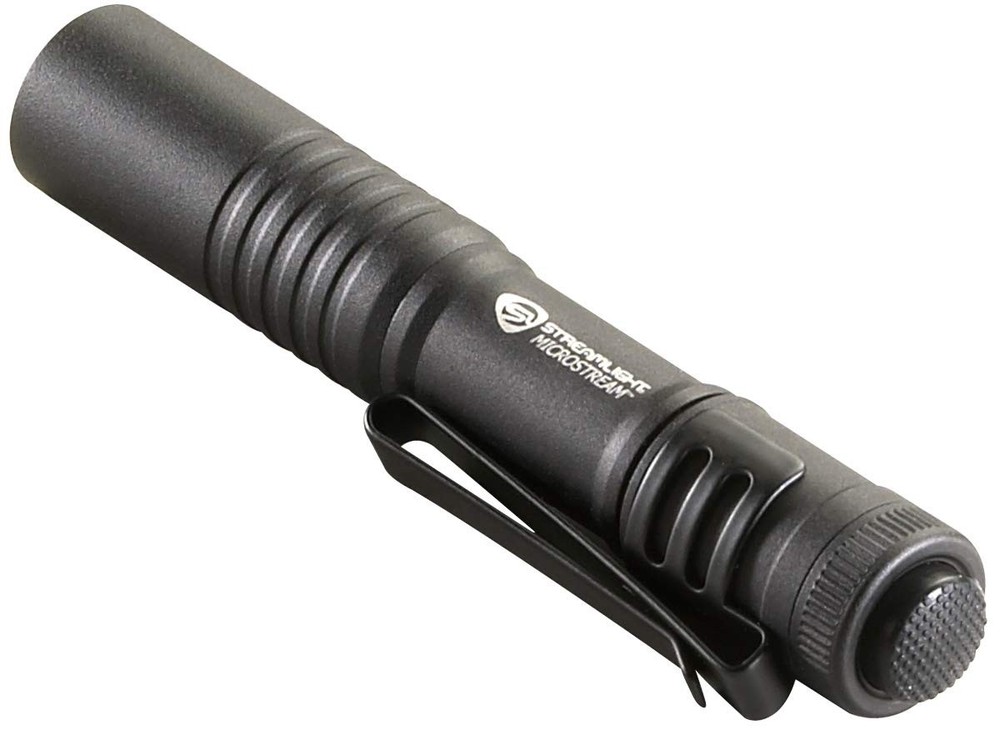 Streamlight 66318 MicroStream LED Flashlight Black 2-Pack 45 Lumens