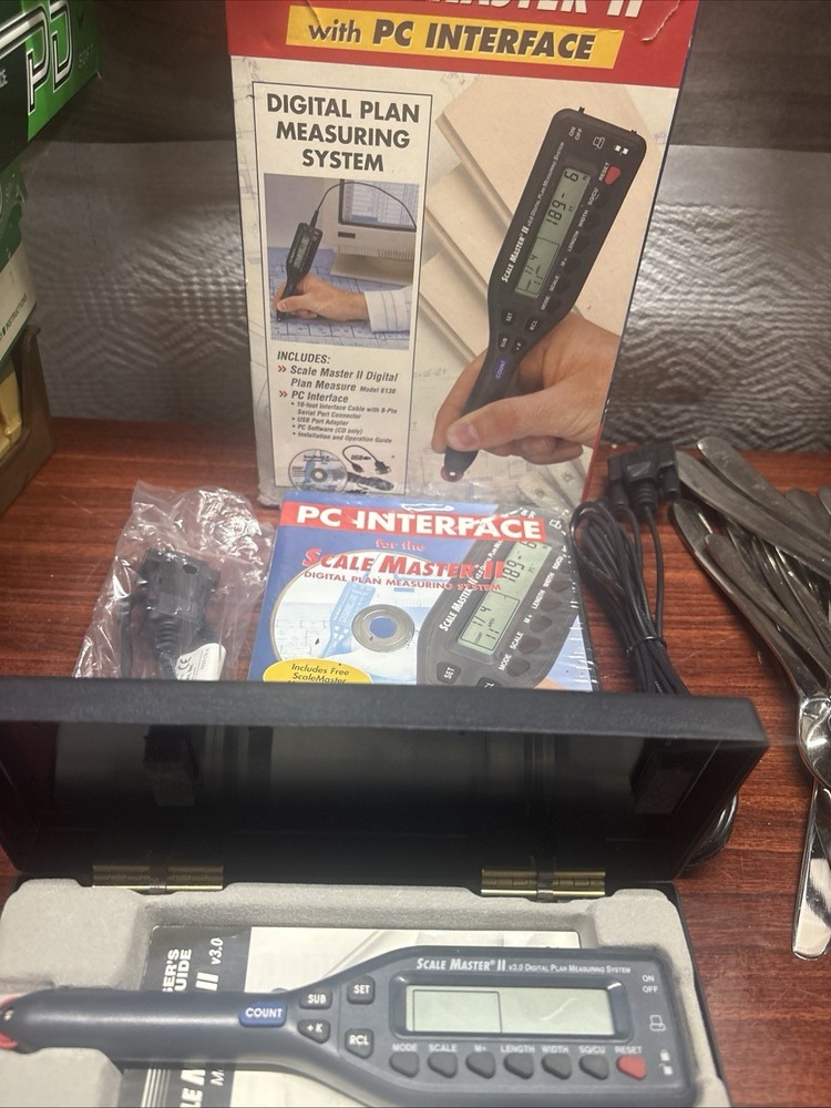 Scale Master II Digital Plan Measuring System With PC interface & Cable #6325