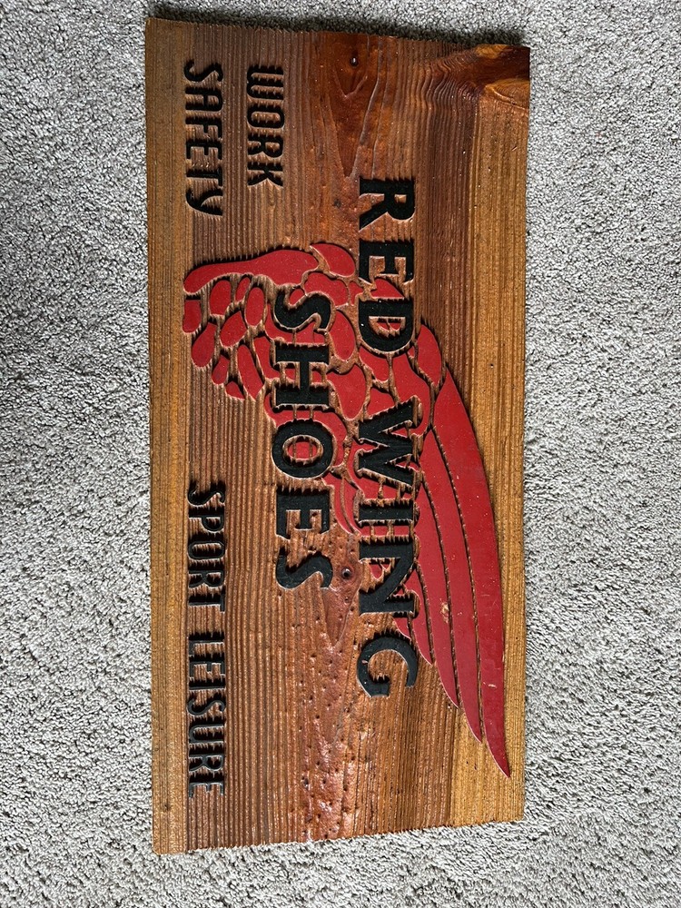Red Wing Shose Sign