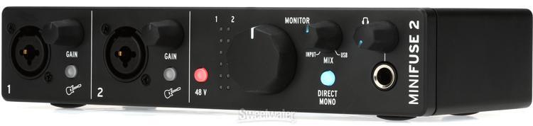 Arturia MiniFuse 2 USB-C Audio Interface - Black