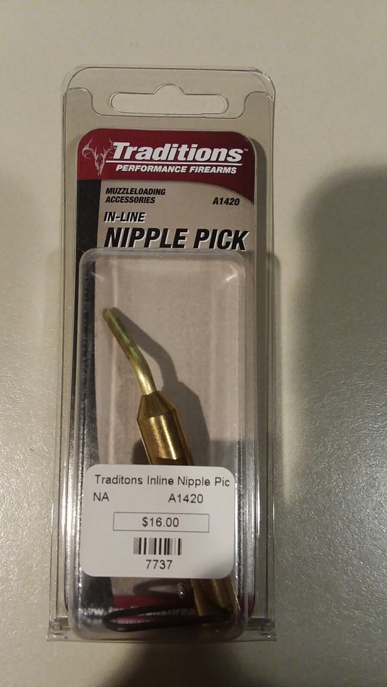 Traditions Performance Firearms Muzzleloader Nipple Pick - In-Line Retractable
