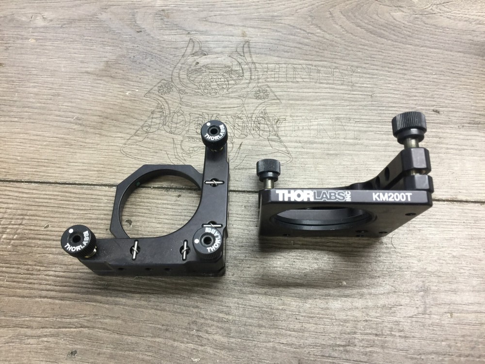THORLABS OPTICAL LASER LENSE HOLDERS #KM200T & KS2