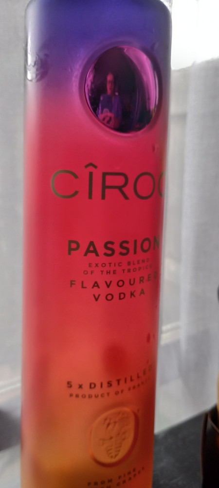 Ciroc passion vodka empty bottle 70cl Rare upcycle crafts