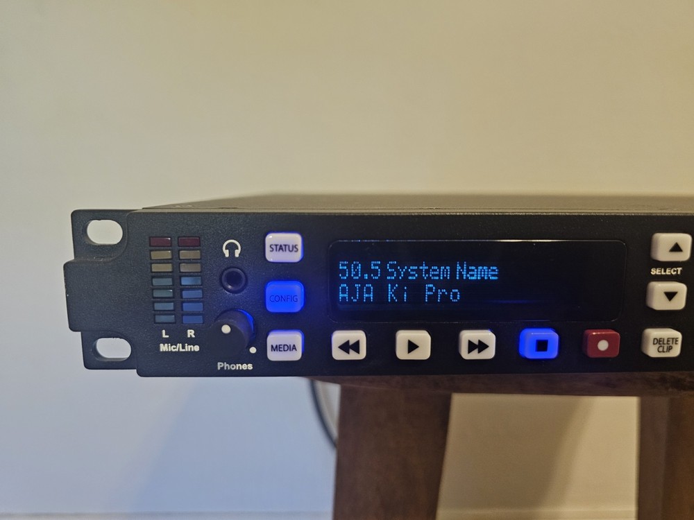 AJA Ki Pro Rack File-Based 1RU Video Recorder and Player