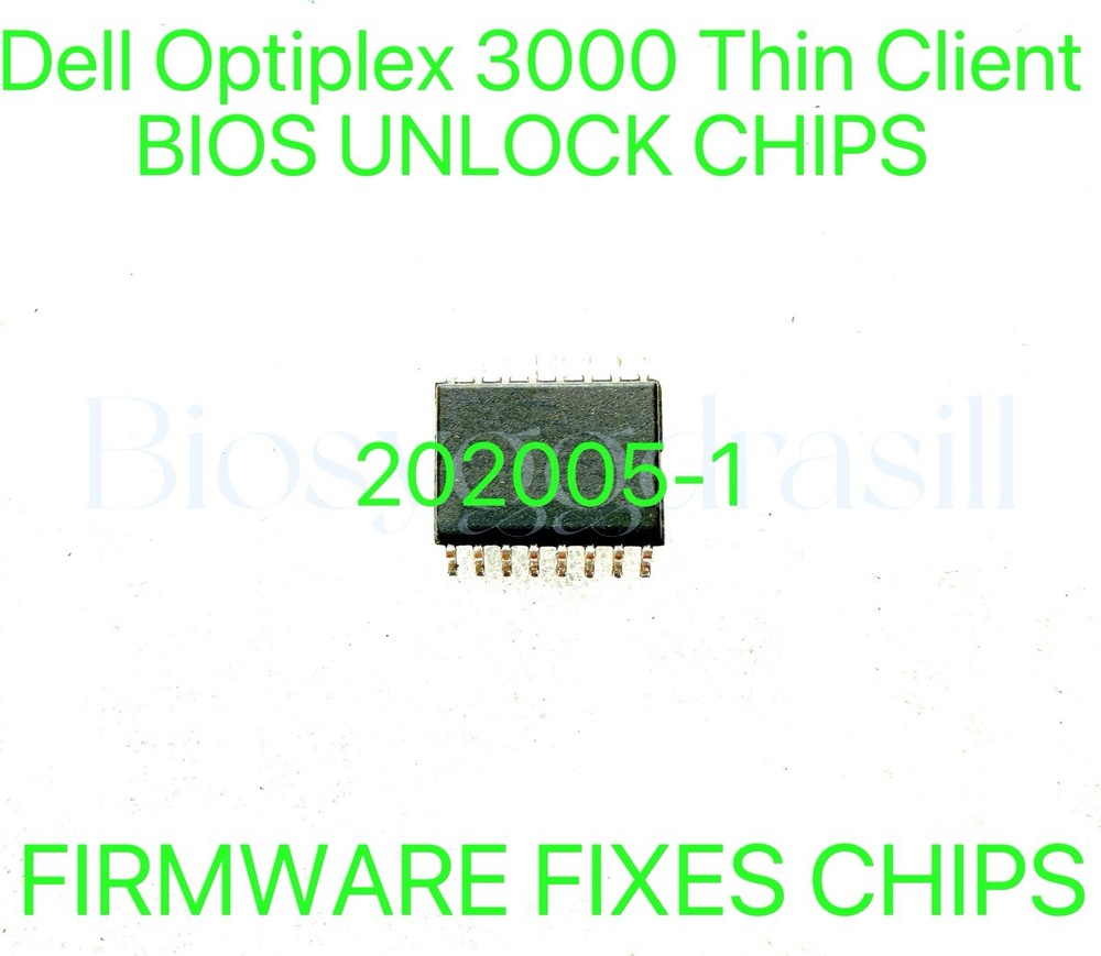 Dell Optiplex 3000 Thin Client, ADMIN NO PASSWORD FIRMWARE BIOS CHIP 202005-1