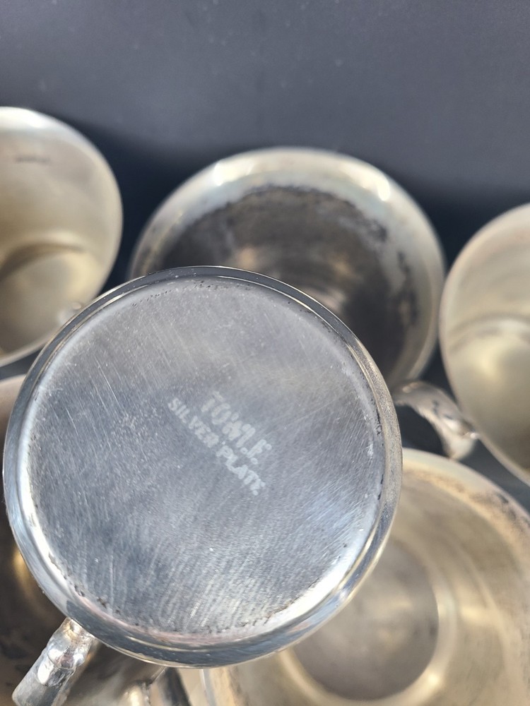 Vintage Towle/ISC Silver Plated Coffe Cup Set Of 12