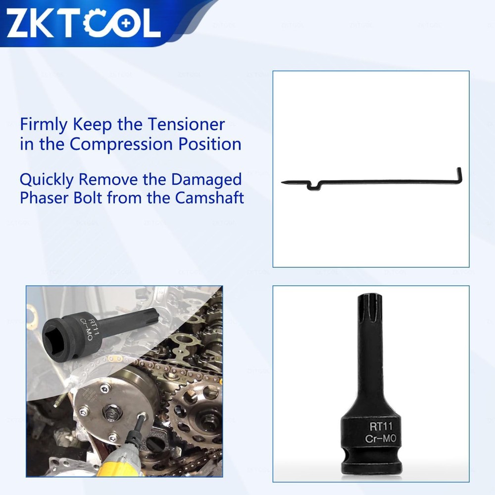 7PC Camshaft Holding Timing Tool Kit for Ford Engine Cam Alignment Tool Set
