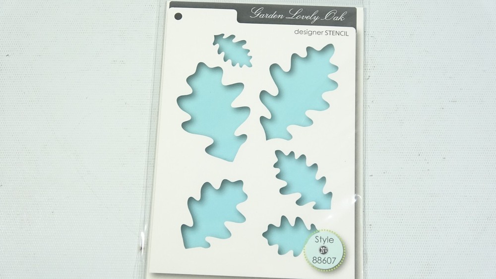 2016 Memory Box Designer Stencil Lovely Oak 88607