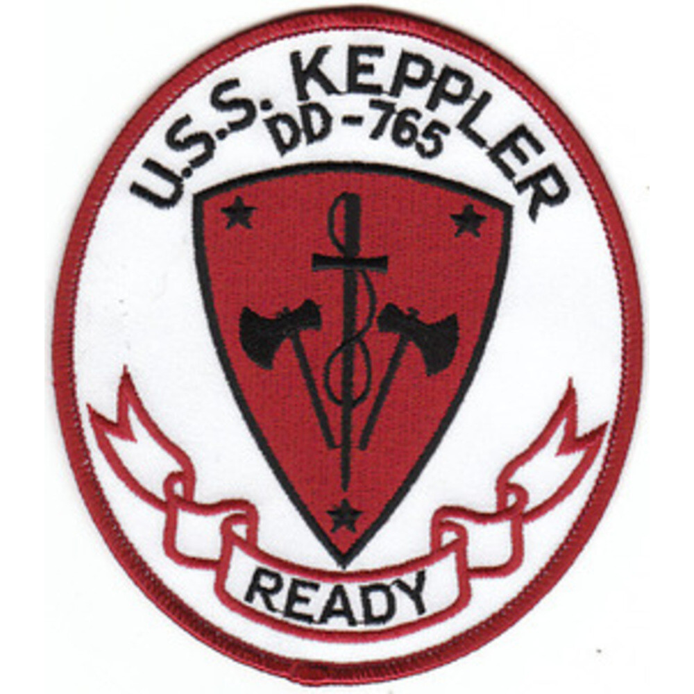 DD-765 USS Keppler Patch - Version B