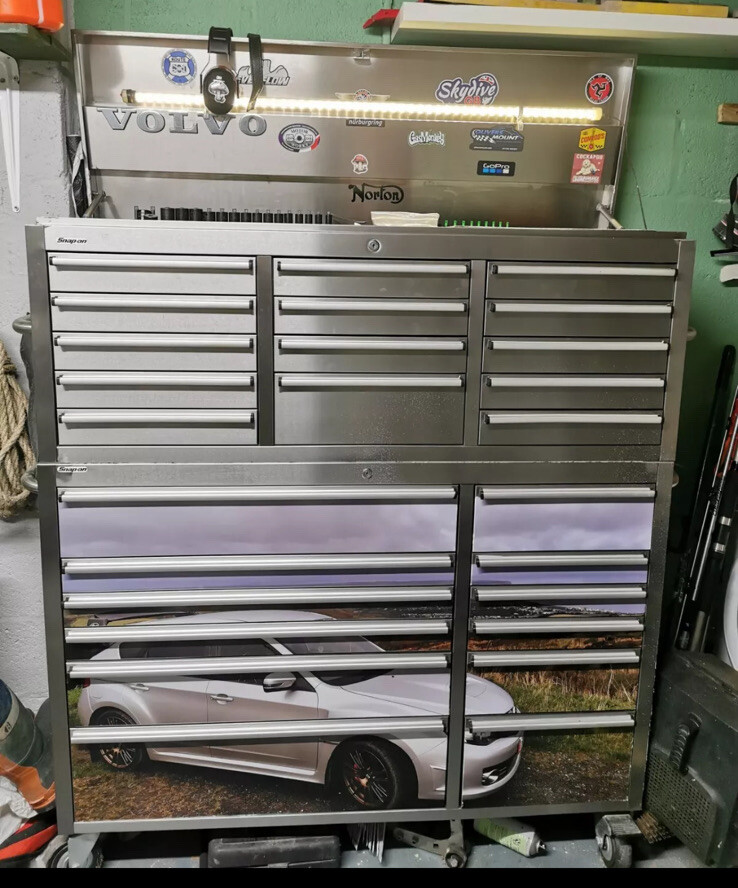 Tool Box Graphics /Decals Fits 54" Toolbox For Us Pro Box U.s Pro Designs
