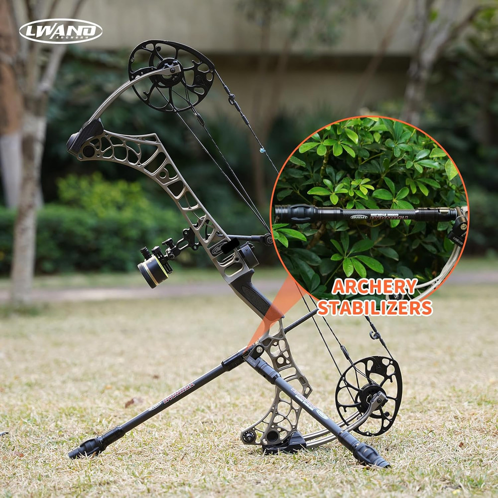 Archery Compound Bow Stabilizer Bar 6 8 10 12 Inch Adjustable Stabilizer for Vib