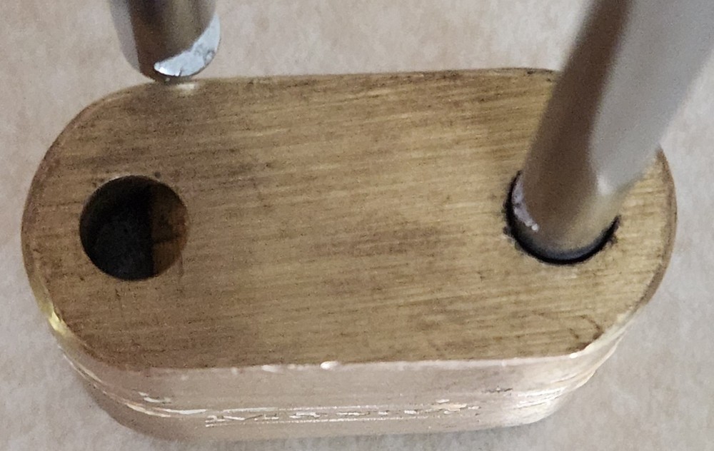 Master Lock 175 Set-your-own Combo Lock 4" Hardened