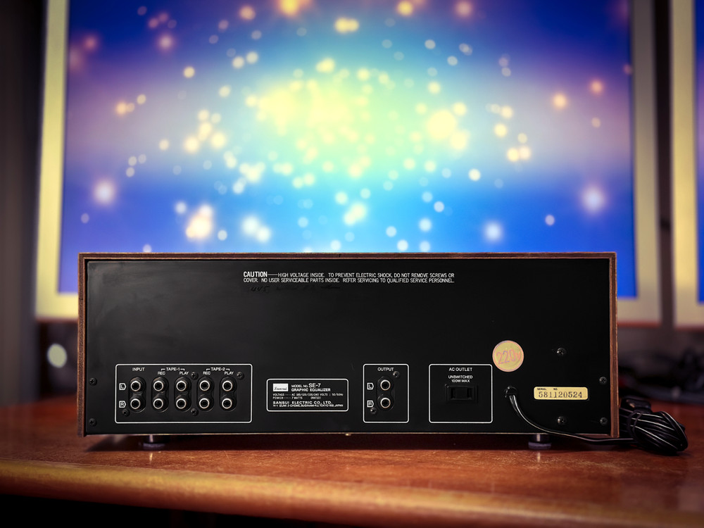 SANSUI SE-7 🌈RaRe🌈 Vintage Stereo Graphic Equalizer