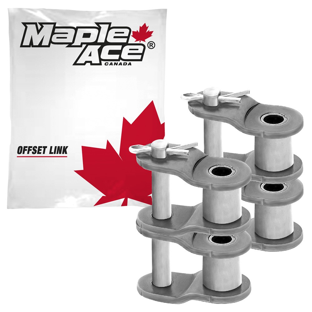 #50-2 Offset Half Link for Roller Chain Double Strand (Qty 2)