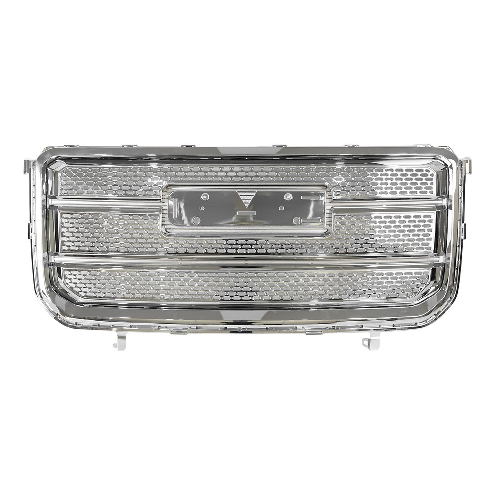 Chrome Front Upper Bumper Grille For 2013-2016 GMC Acadia Denali Style