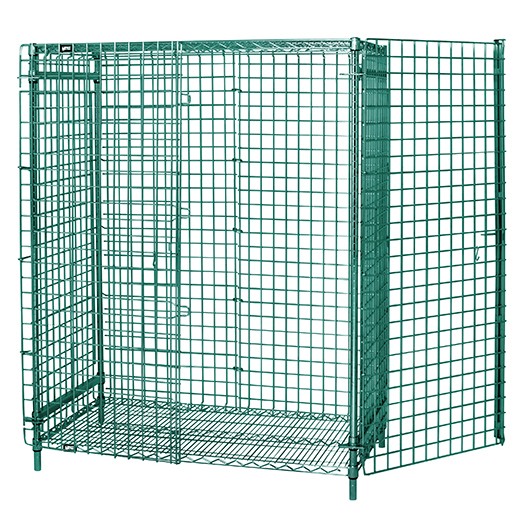 Quantum 1836-63SECP Proform Green Epoxy Stationary Security Unit with 2 Shelv...