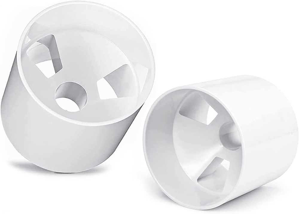 2PCS Golf Hole Cup,Abs Ivory White Plastic Golf Cups,Dimension 4" Depth