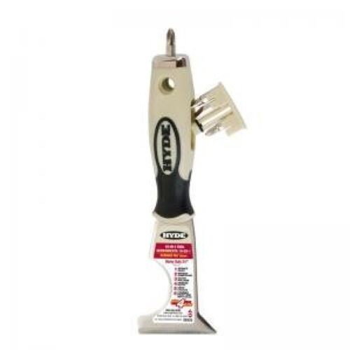 Hyde Tools - 10-in-1 Pro Project™ Mulit-Tool with 4 Screw Bits