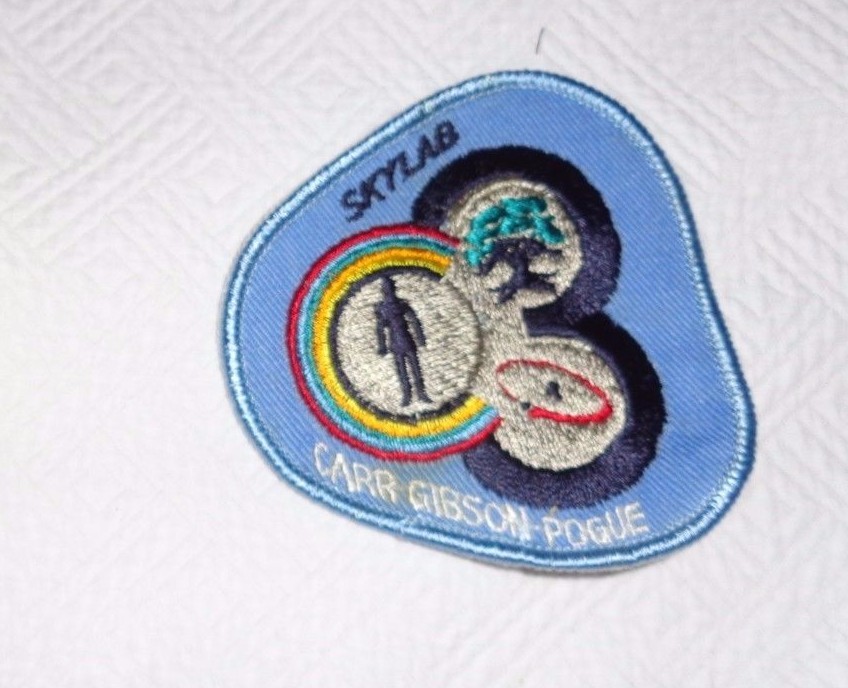 NASA PATCH, 1970'S, SKYLAB  TRIANGLE MISSION PATCH