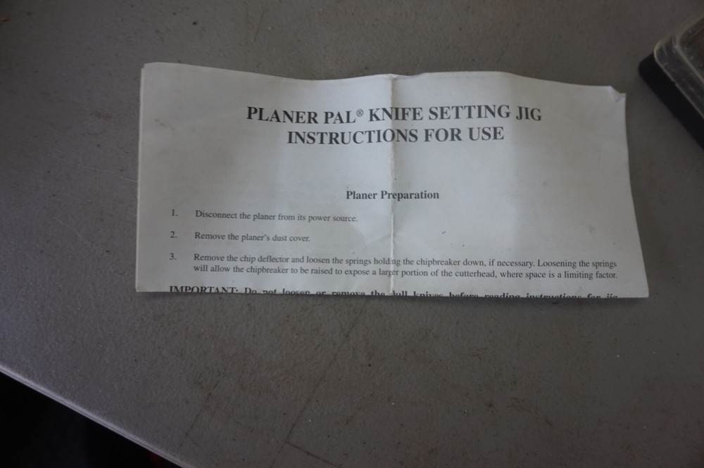 W1216A Standard Planer Pal, Pair, Great Shape!