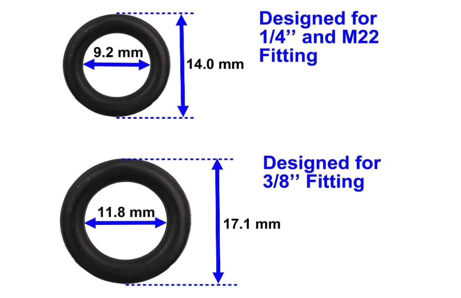 O Ring Power Pressure Washer Rings Quick Connect Coupler Connect Fitting 50 Pack