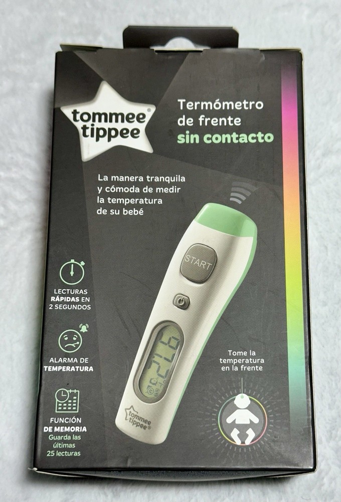 Tommy Tippee No Touch Forehead Thermometer Fast Reading Memory Function