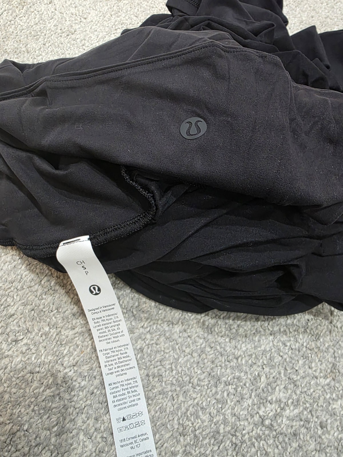 Lululemon 2-in-1 Maxi Dress Size S Color Black