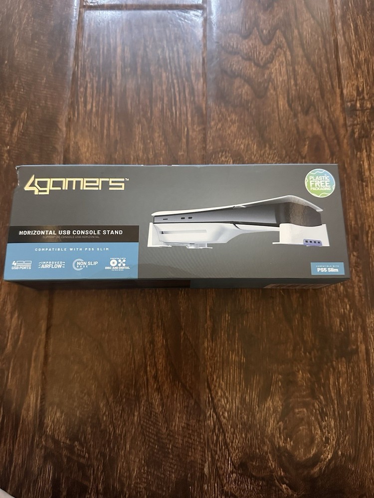 4Gamers - PS5 Slim Horizontal Stand - Black